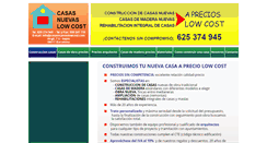 Desktop Screenshot of casasnuevaslowcost.com